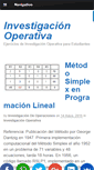 Mobile Screenshot of investigacionoperativa.com